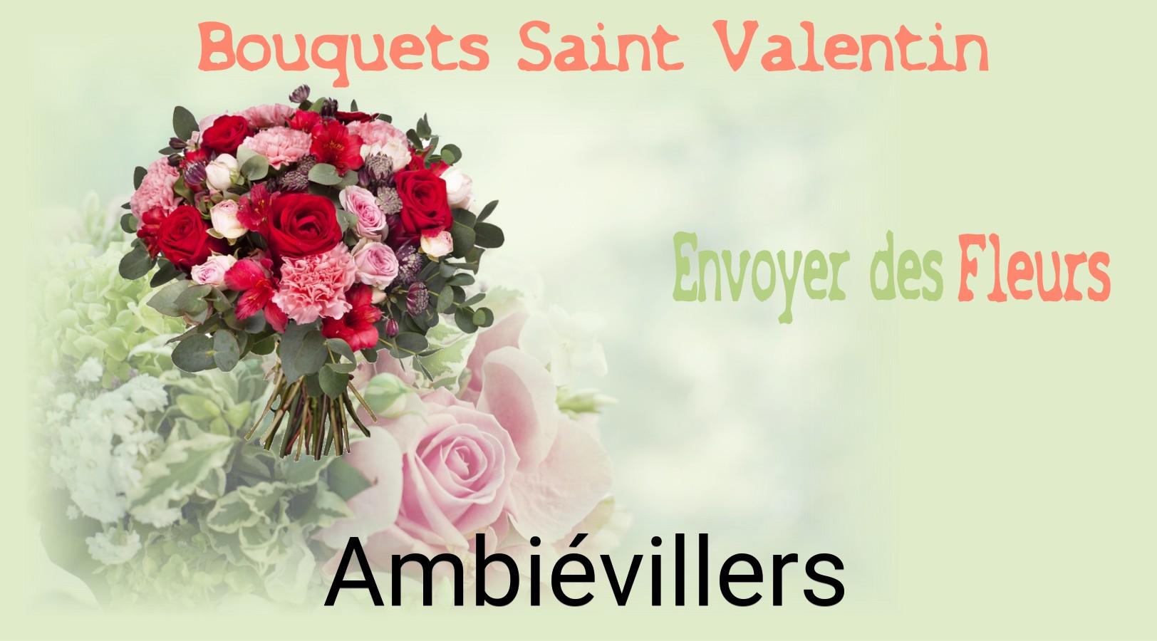 Roses de Saint-Valentin livrées à Ambiévillers